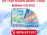 In Tem Nhãn Bình Chai