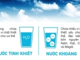 Nước tinh khiết và nước khoáng khác nhau thế nào? Cách phân biệt