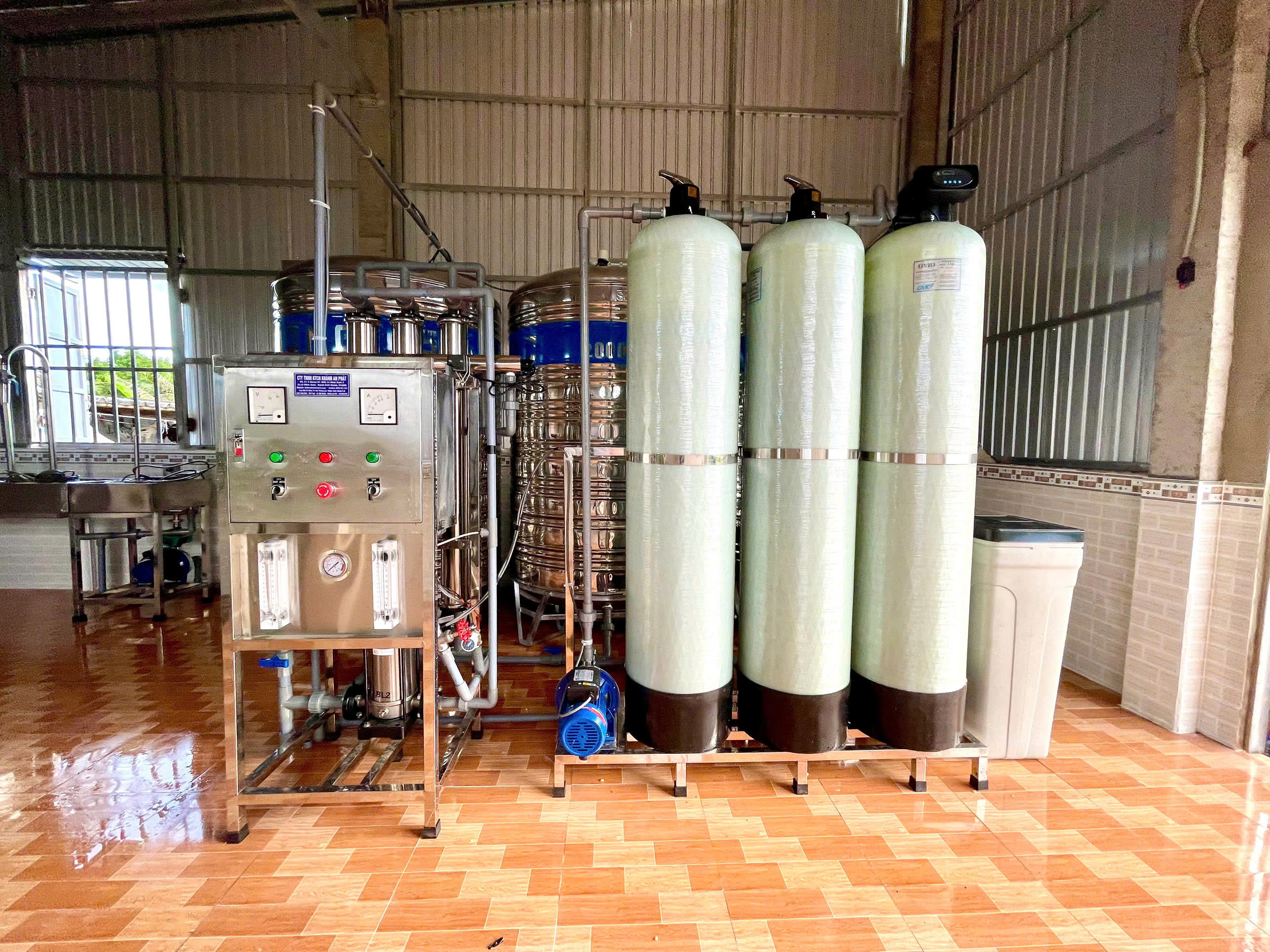 Dây chuyền lọc nước tinh khiết