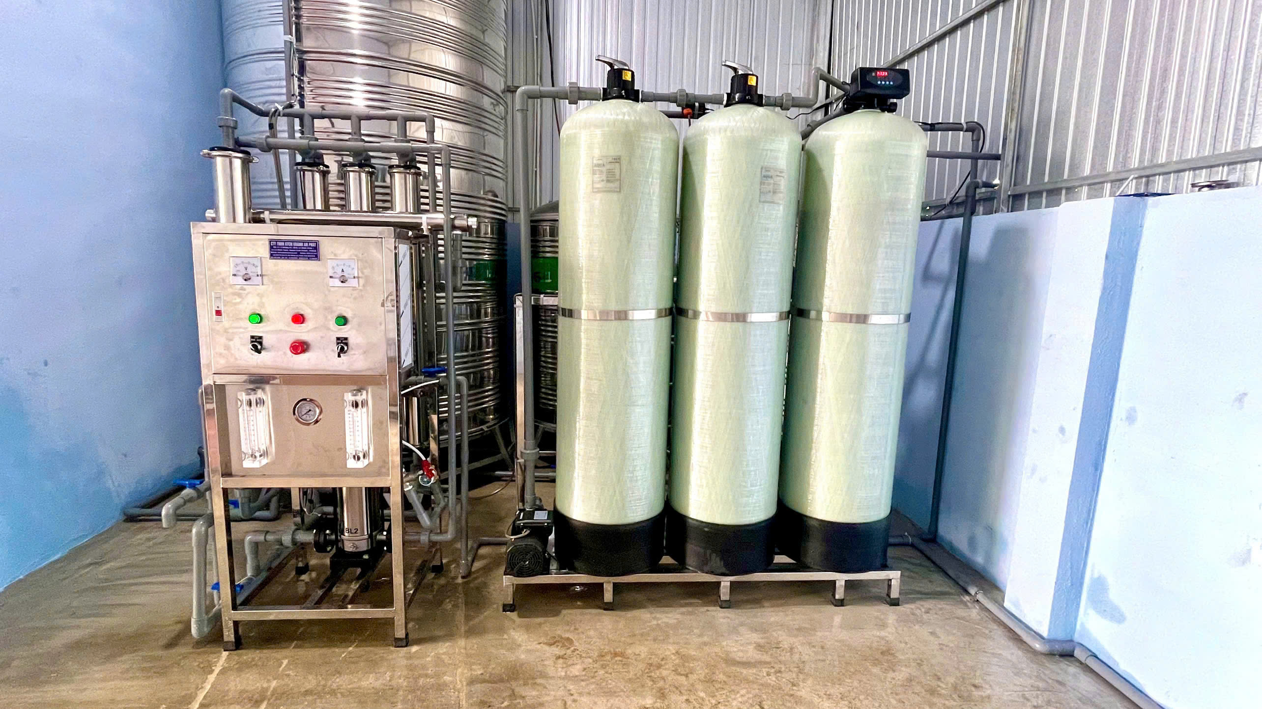 Hệ thống máy lọc nước tinh khiết