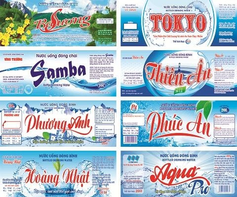 in tem nhãn decal bình nước suối