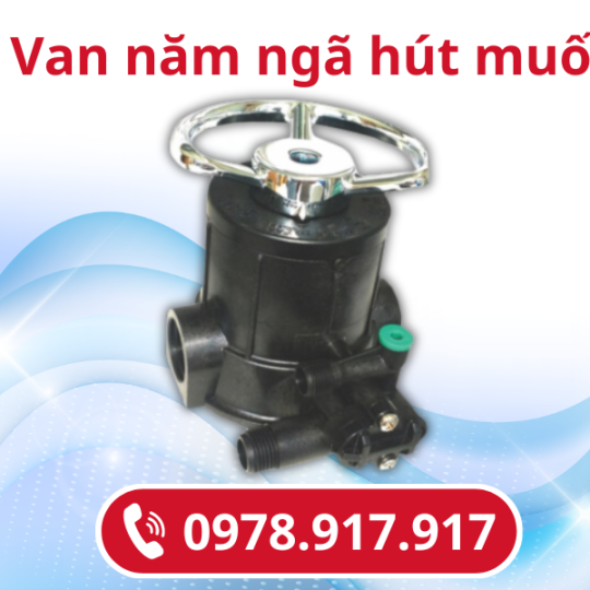 Van năm ngã hút muối