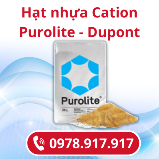 Hạt nhựa Cation Purolite - Dupont