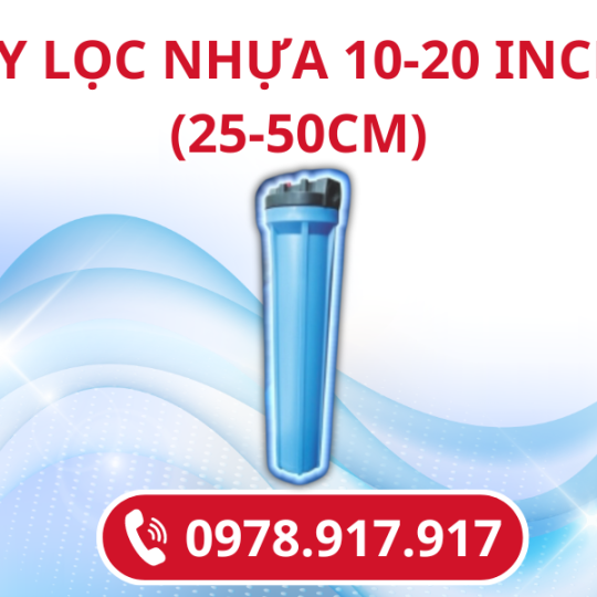 Ly lọc nhựa 10-20 inch (25-50cm)